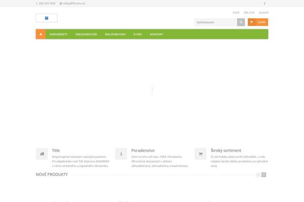 Trizzy theme site design template sample