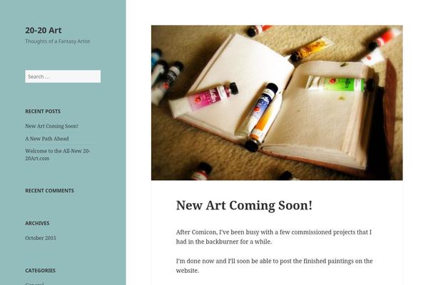 Twenty Fifteen theme site design template sample