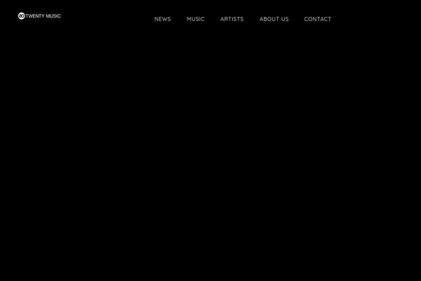 SoundRise theme site design template sample