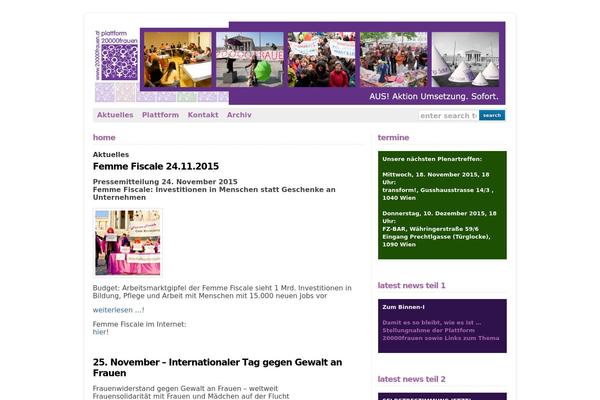 20000frauen.at site used Wp-davinci_basic