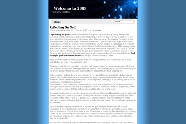 Blue Basic theme site design template sample