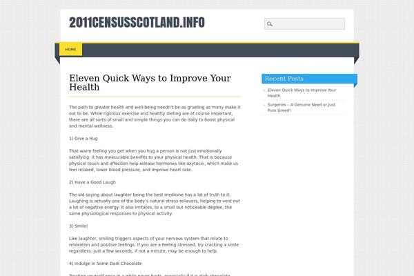 Coco theme site design template sample