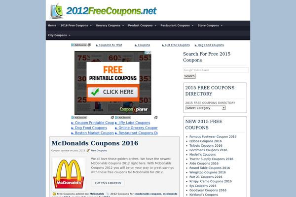 Chip Life theme site design template sample