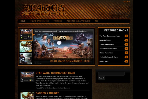 Mammoth theme site design template sample