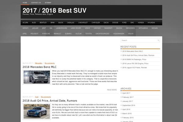 2016bestsuv.com site used Carspress