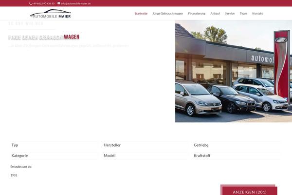 Site using WPCarSync plugin