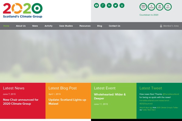 2020climategroup.org.uk site used Savona-bold