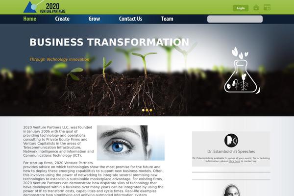 Blog theme site design template sample