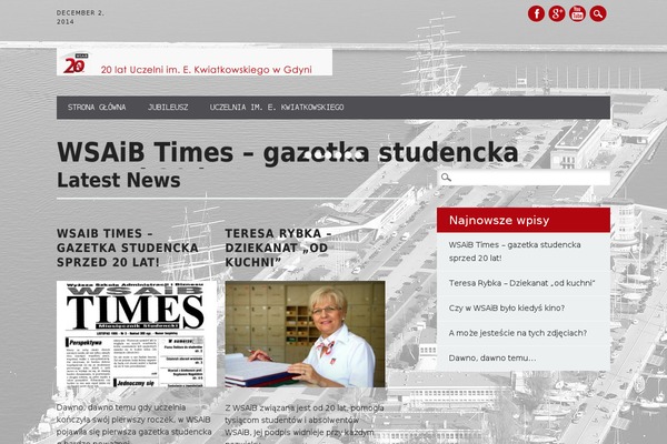The Newswire theme site design template sample