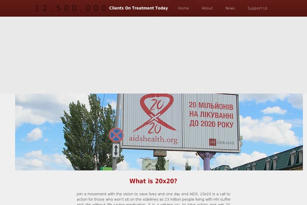 20x20aids.org site used Ahf-base-theme