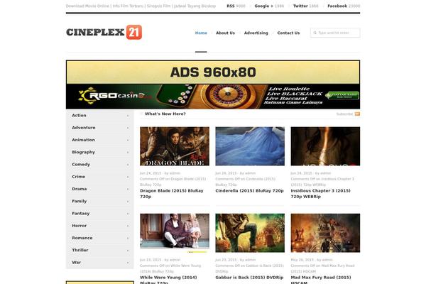 VideoPro theme site design template sample