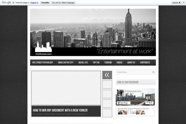 Site using Display RSS Feed plugin