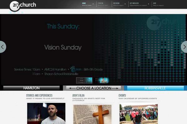 Shift theme site design template sample