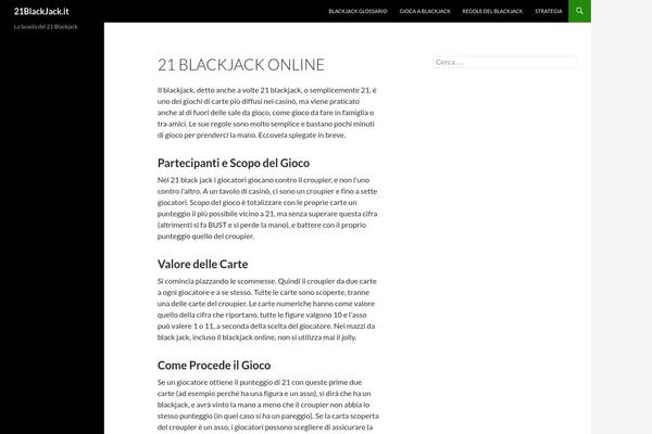 Twenty Fourteen theme site design template sample