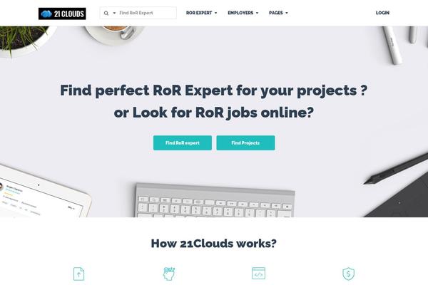 Freelanceengine theme site design template sample