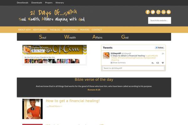 Outreach Pro theme site design template sample
