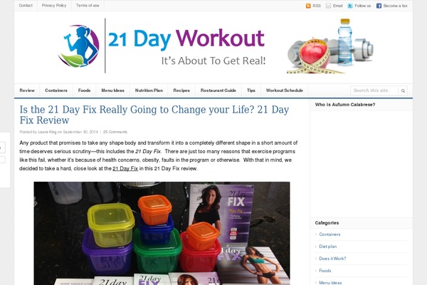 Daily theme site design template sample