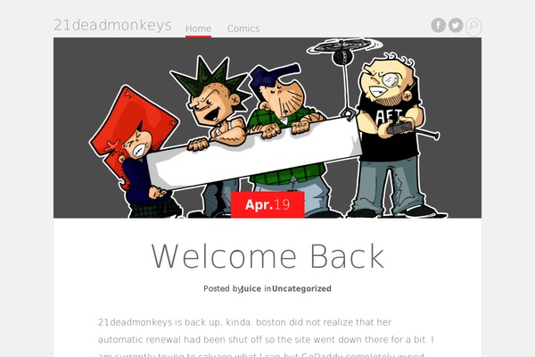 Serene theme site design template sample