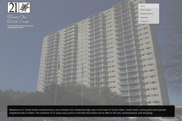 Fullscreen theme site design template sample