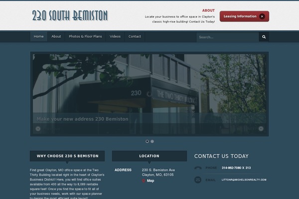 Empire theme site design template sample