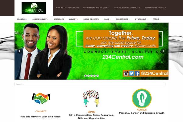 234central.com site used Socialv