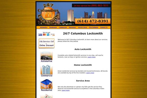 Orange theme site design template sample