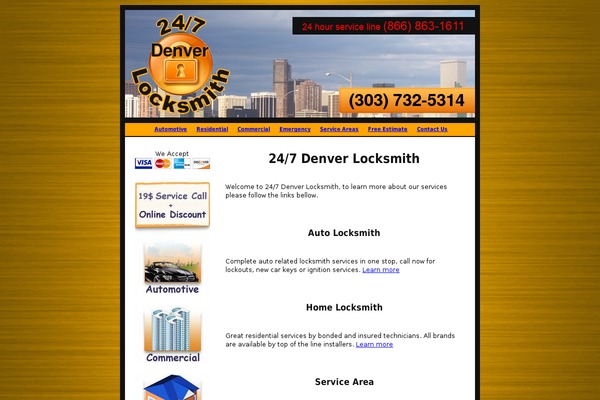 Orange theme site design template sample