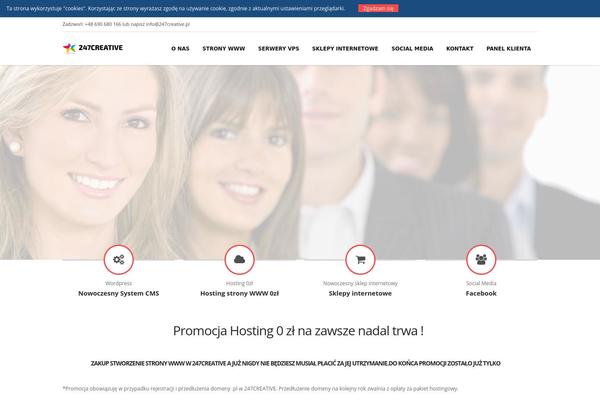 Sentinel theme site design template sample