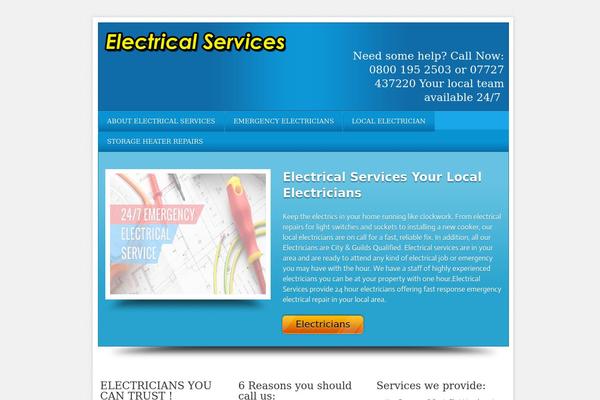 Local Business theme site design template sample