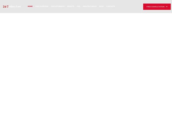 Site using Themestek-attorco-extras plugin