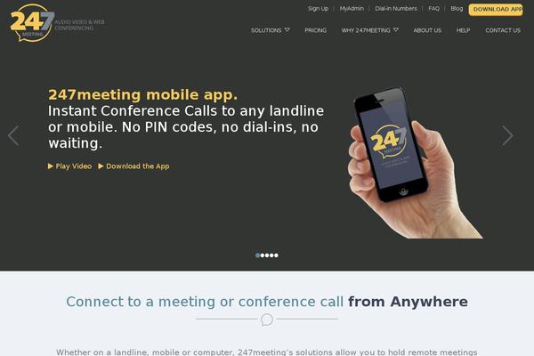 247meeting.com site used 247-meeting-wordpress-theme