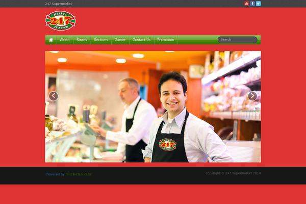 iFeature theme site design template sample