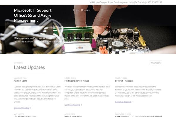 247tech.ie site used Business-identity-wordpress-theme