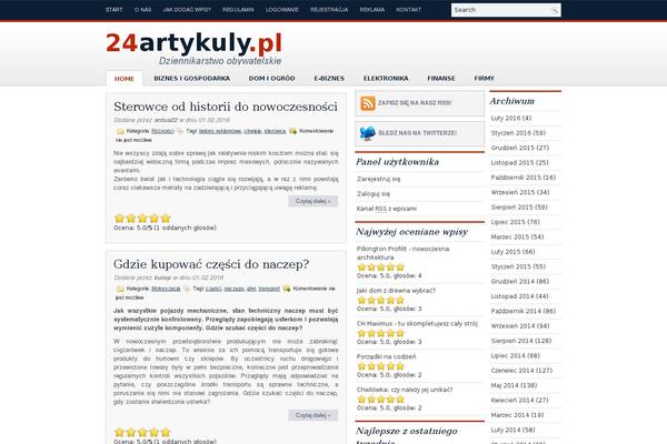 Site using Sharebar plugin
