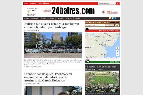 Site using Sharebar plugin