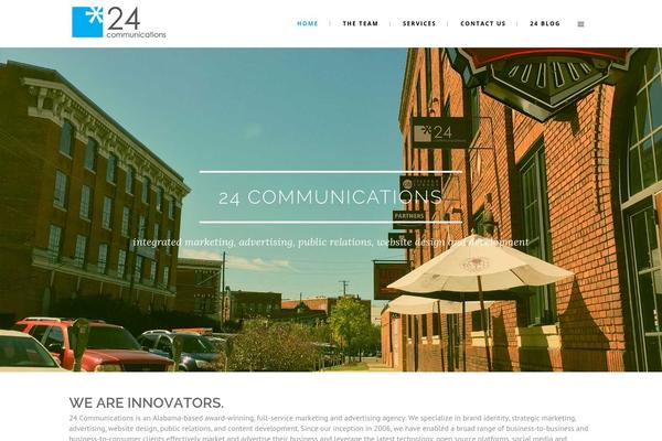 Hazel theme site design template sample