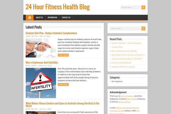 BrickYard theme site design template sample