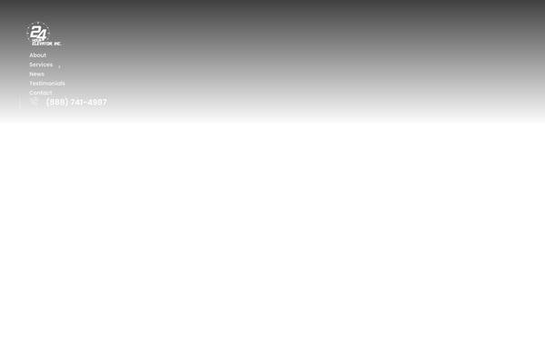 24hourelevator.com site used Oculis