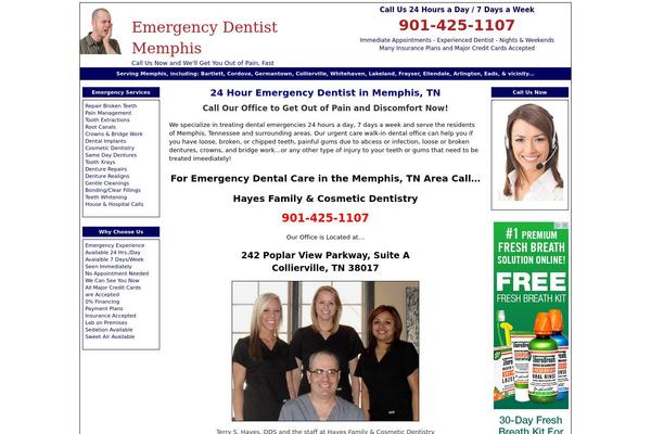 24houremergencydentistmemphis.com site used Dentaltheme