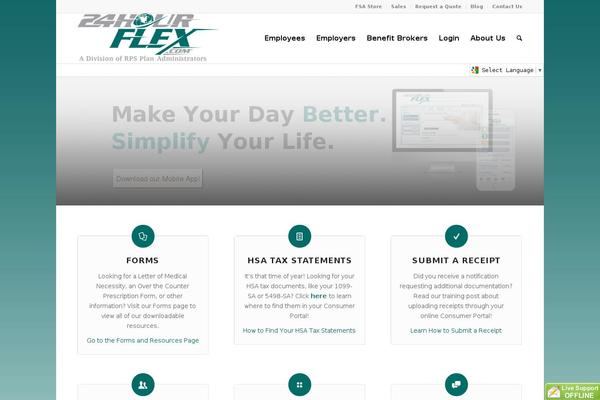 24hourflex.com site used Alerus