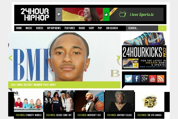 PRESSO theme site design template sample