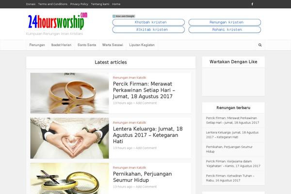 Site using Idblog-core plugin