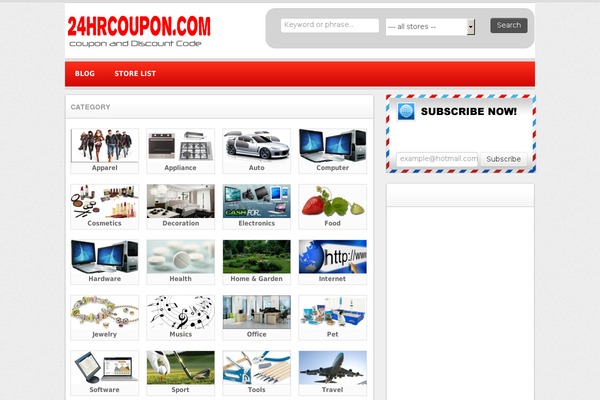 Cp theme site design template sample