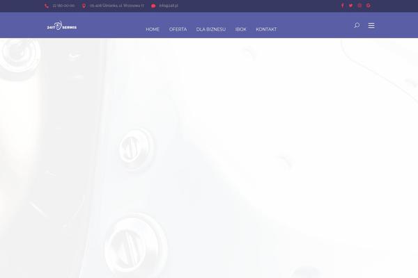 Hoshi theme site design template sample
