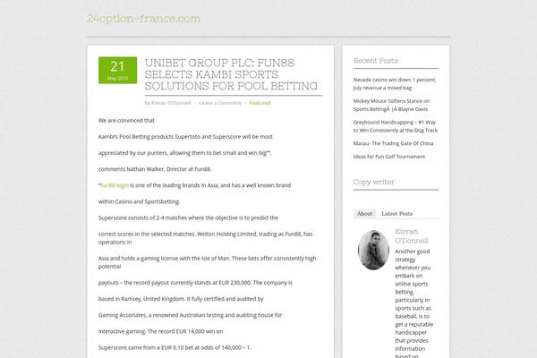 Contango theme site design template sample