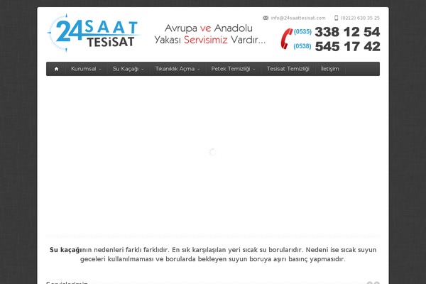 Aqua theme site design template sample