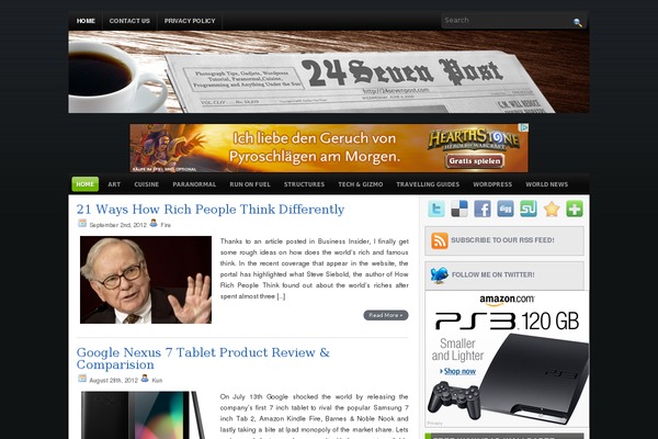 24sevenpost.com site used Imobile