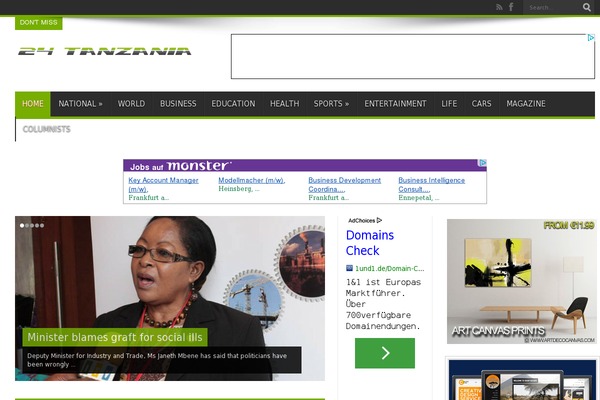 NewsTimes theme site design template sample