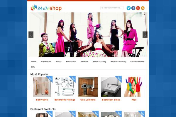 24x7eshop.com site used Entirespace