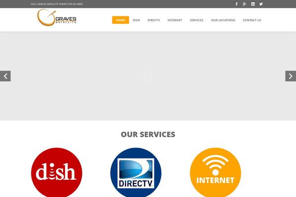 The Leader theme site design template sample